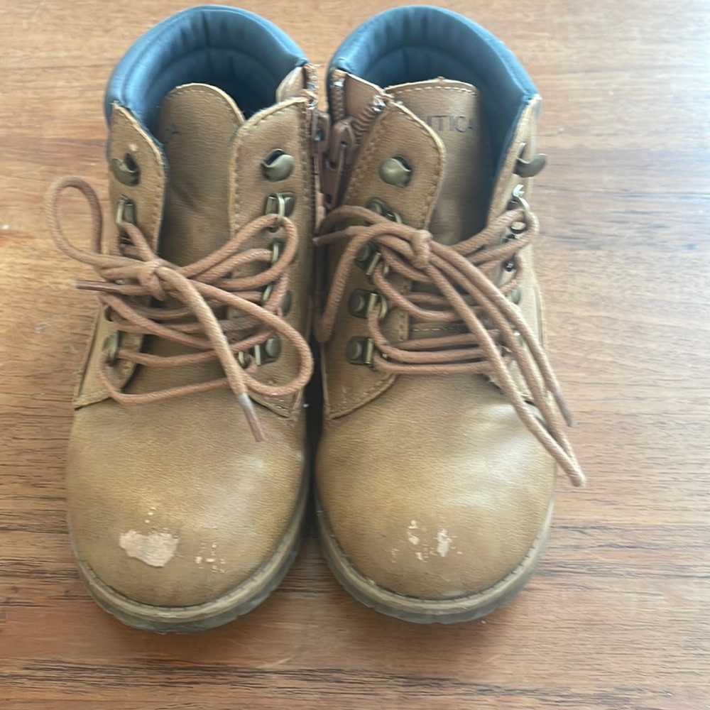 Well loved Nautical leather boots